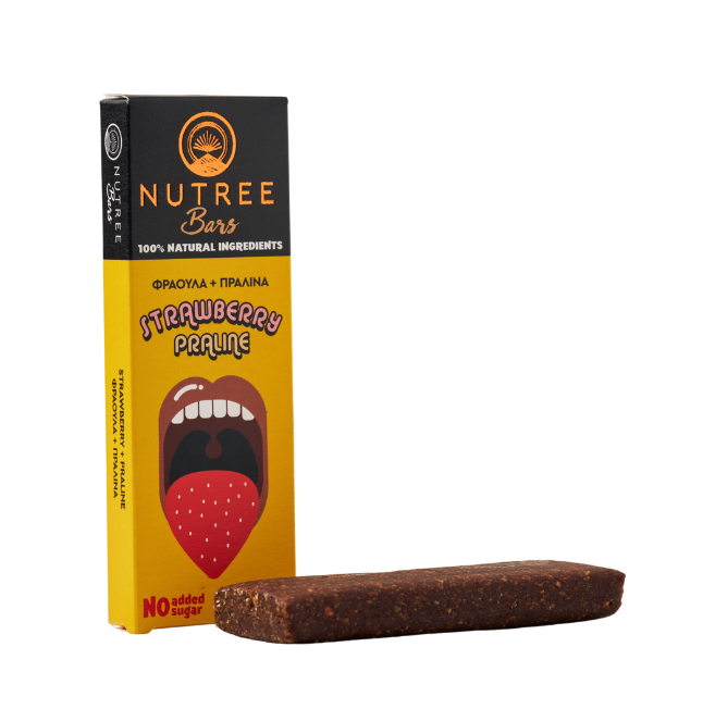 NUTREE BAR STRAWBERRY PRALINE 50gr