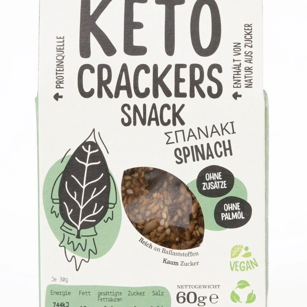ΚΡΑΚΕΡΣ ΚΕΤΟ ΜΕ ΣΠΑΝΑΚΙ ΒΙΟ 60gr
