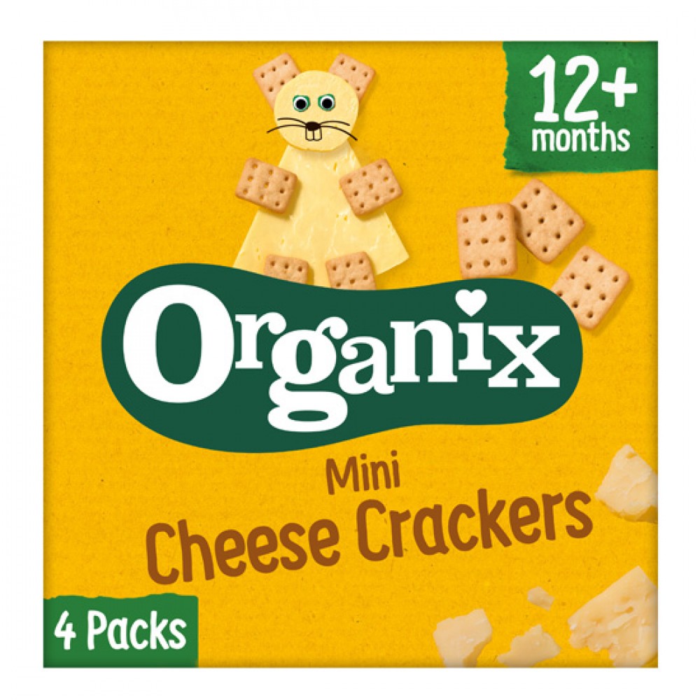 Μίνι Κράκερς Τυριού +12μ (4x20γρ)