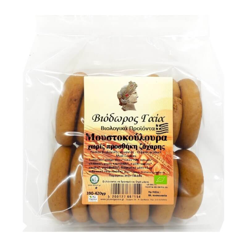 Μουστοκούλουρα Χωρίς Ζάχαρη με Πετιμέζι 400γρ