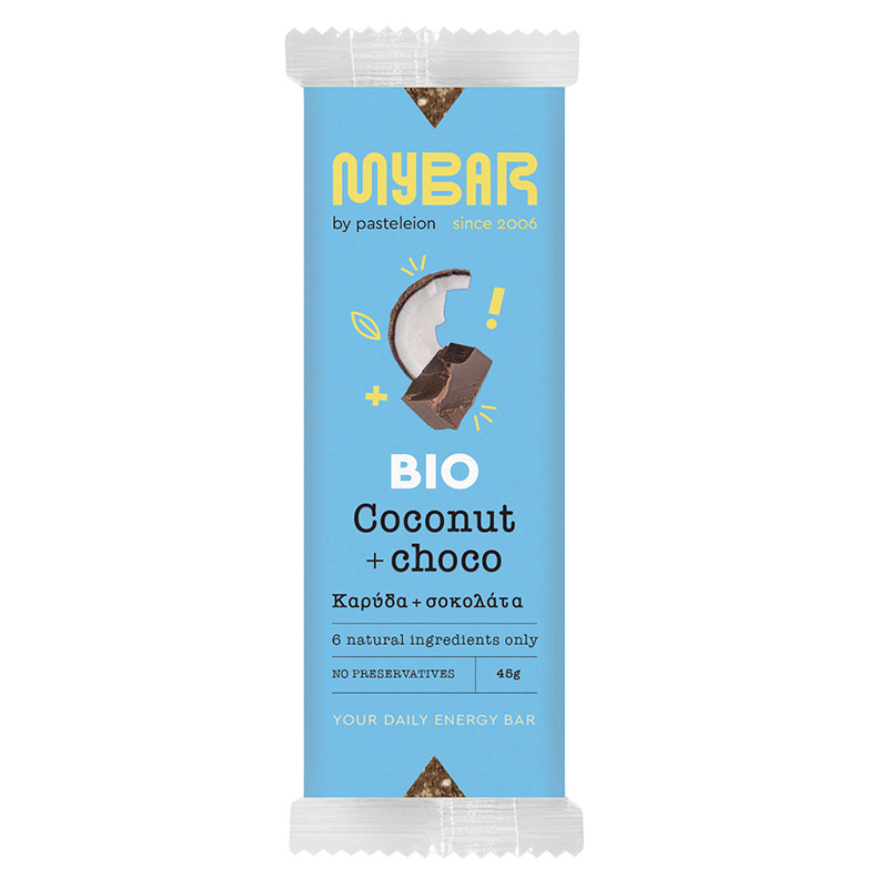 MYBAR ΚΑΡΥΔΑ ΣΟΚΟΛΑΤΑ ΒΙΟ 45g