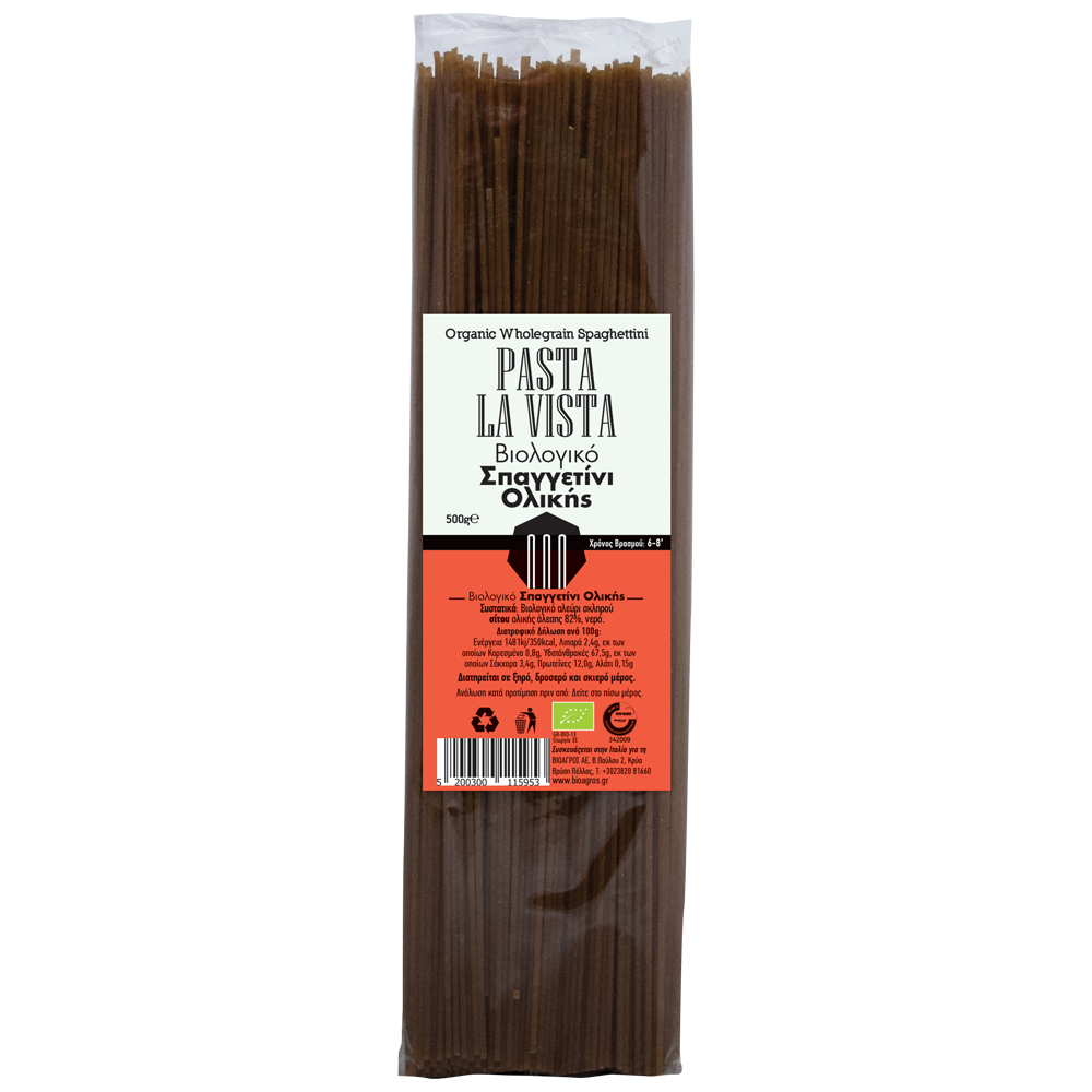 Σπαγγετίνι Ολικής BIO 500gr