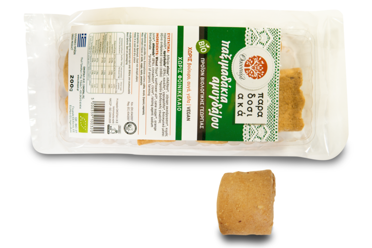 Παξιμαδάκια Αμυγδάλου BIO 200gr