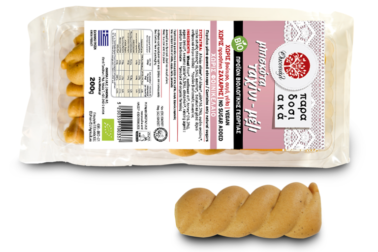 Μπισκότα Ταχίνι-Μέλι BIO 200gr