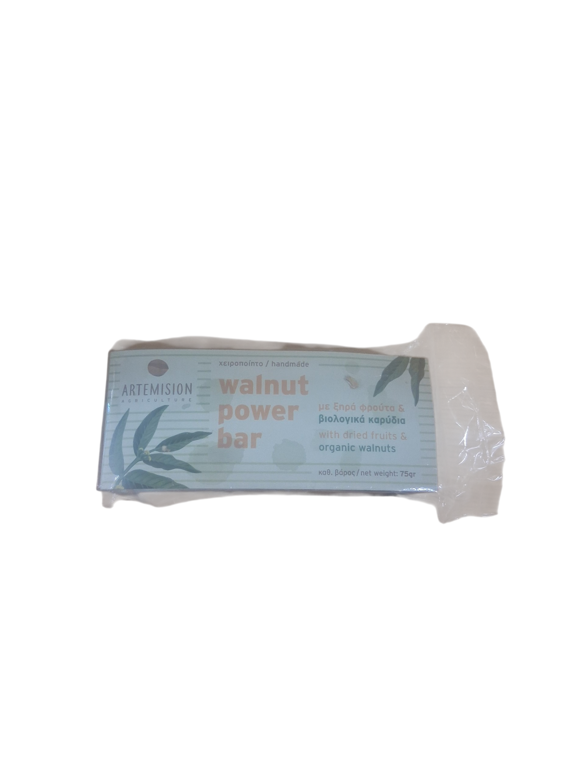 WALNUT POWER BAR ΒΙΟ με ξηρά φρούτα και καρύδια 75γρ