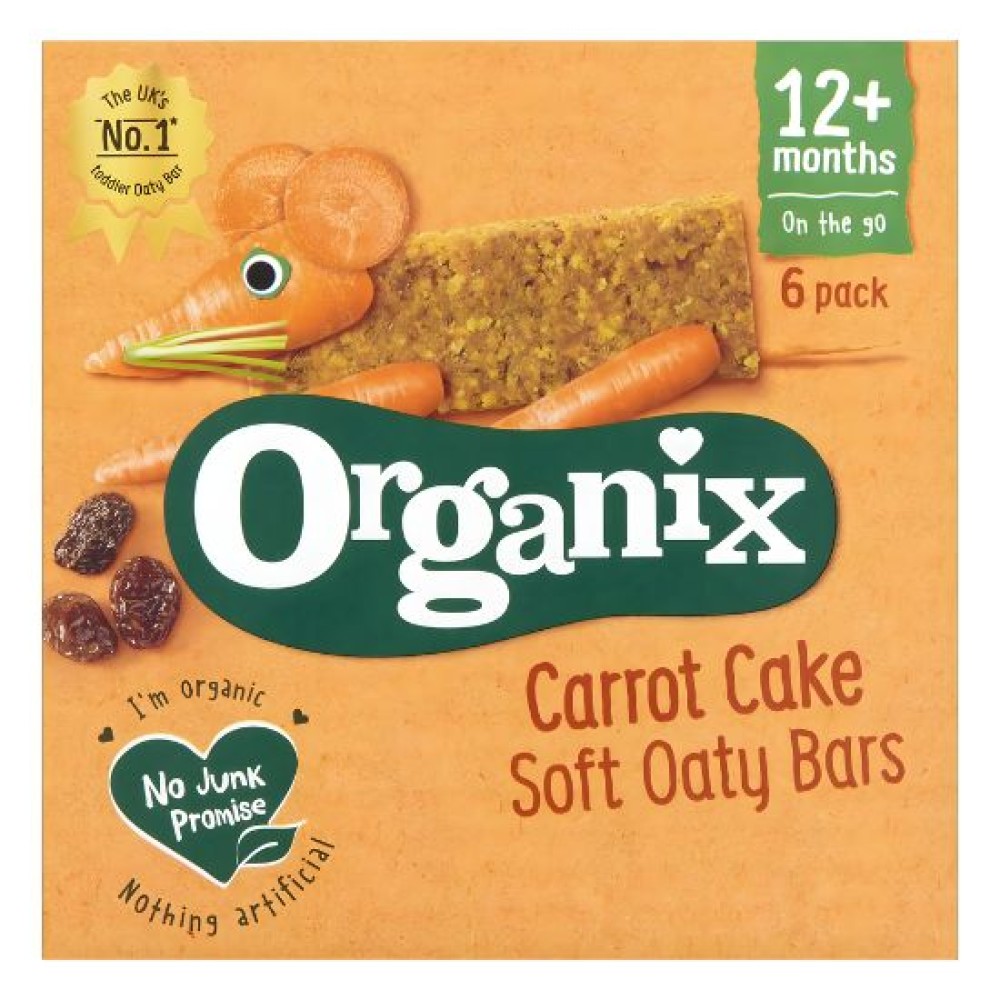 Μπάρες Βρώμης Kαρότου +12μ (6x23γρ)