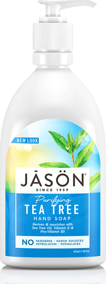 Jason Purifying Tea Tree Hand Soap Κρεμοσάπουνο 473ml
