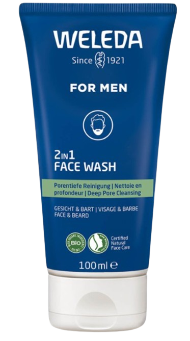 2 σε 1 Καθαριστικό Προσώπου για τον Άνδρα 100ml