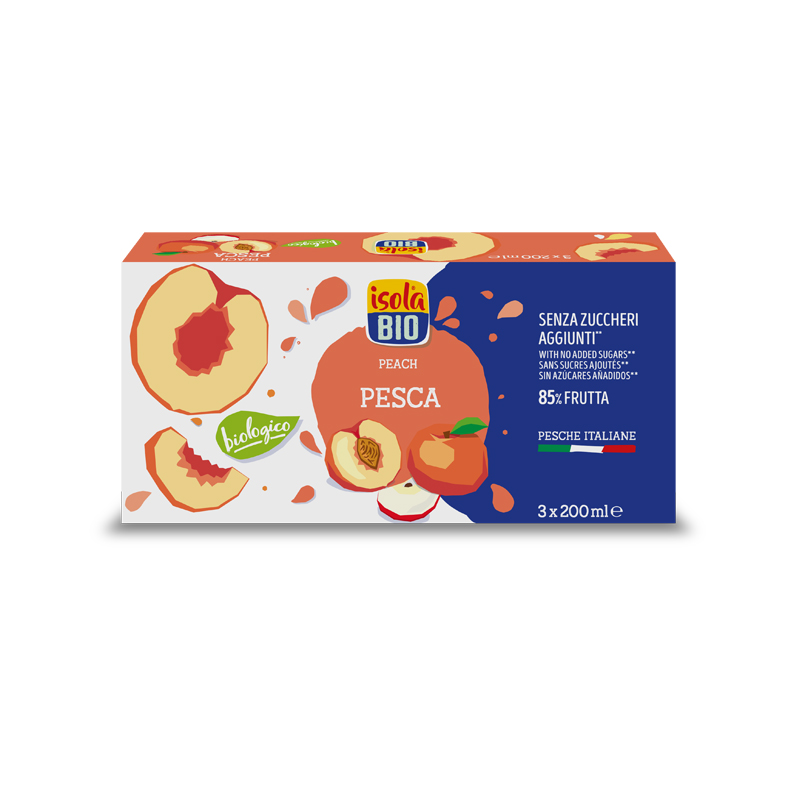 Χυμός Ροδάκινο χωρίς προσθήκη ζάχαρης (3x200ml)