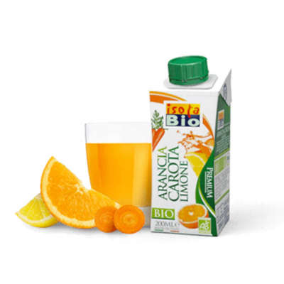 Χυμός Πορτοκάλι Καρότο Λεμόνι χωρίς προσθήκη ζάχαρης 200ml