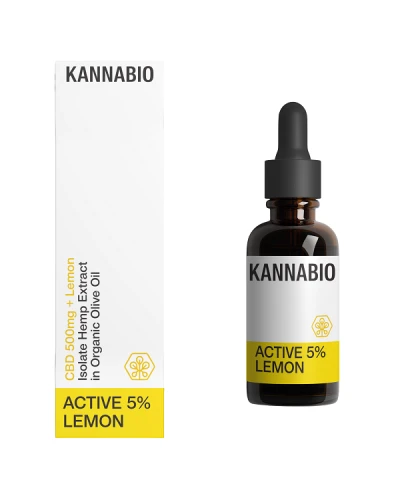 ACTIVE 5% LEMON CBD Isolate (10ml) THC Free