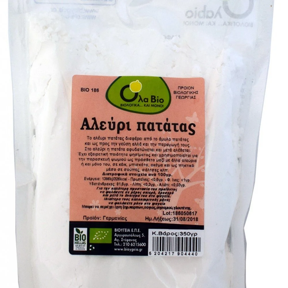 ΑΛΕΥΡΙ ΠΑΤΑΤΑΣ ΒΙΟ 350gr
