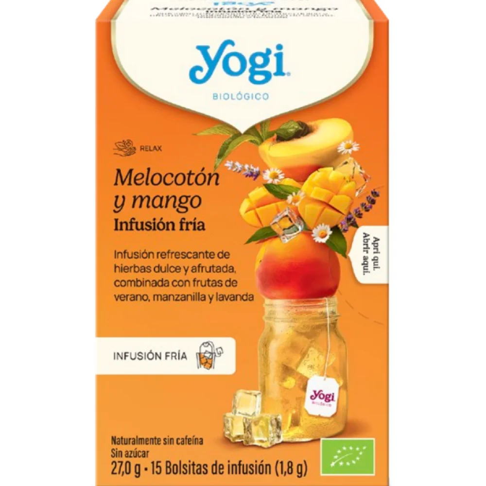 YOGI PEACH-MANGO - COLD BREW ΒΙΟ 27g