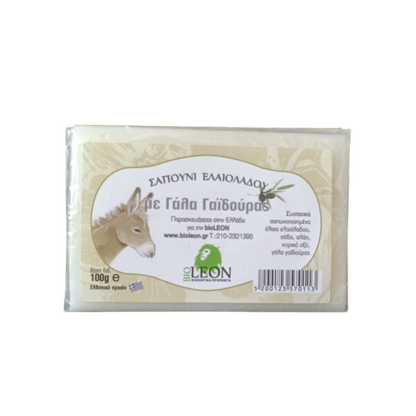 Σαπούνι Ελαιολάδου με Γάλα Γαϊδούρας 100gr