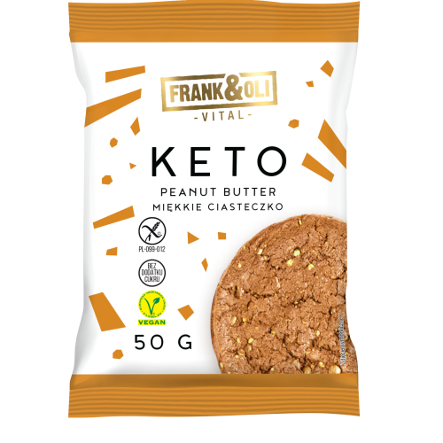 KETO Μαλακό Μπισκότο με Φυστικοβούτυρο 50g