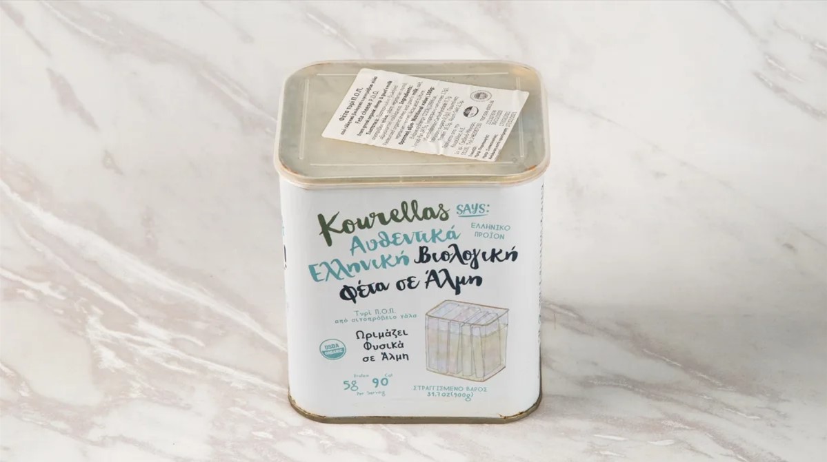 Βιολογική Φέτα Π.Ο.Π - Τενεκεδάκι σε άλμη 900gr