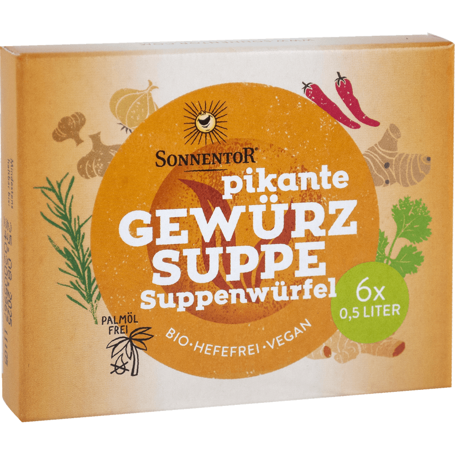 Κύβοι Λαχανικών Πικάντικοι ΒΙΟ 60g