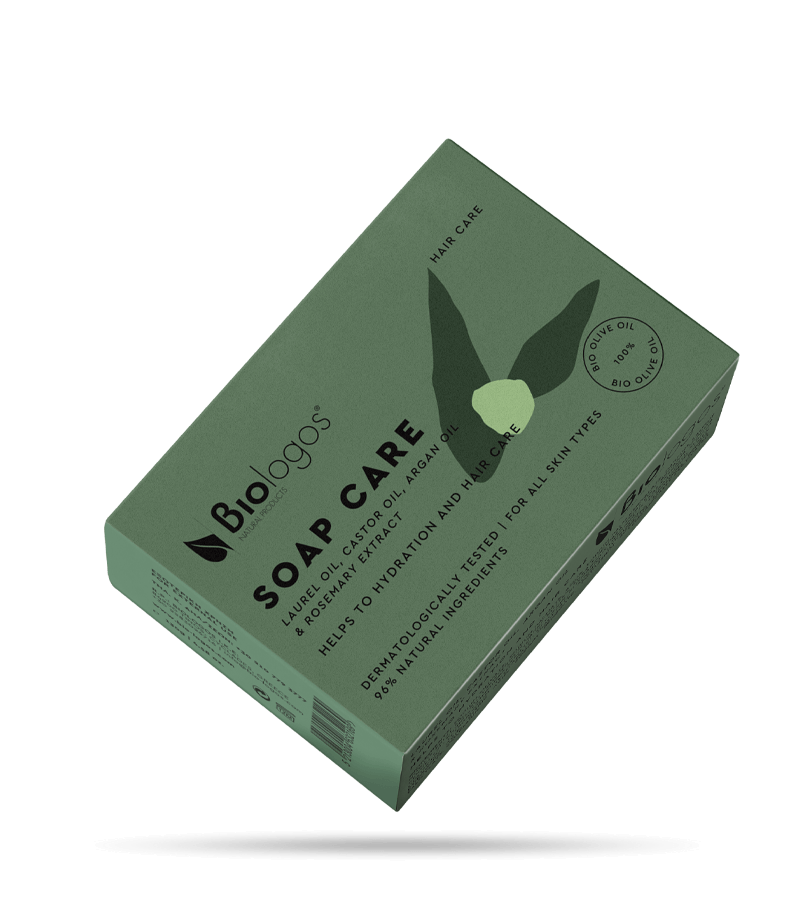 Σαπούνι με Δαφνέλαιο, Καστορέλαιο, Έλαιο Αργκάν & Εκχύλισμα Δεντρολίβανου 130g