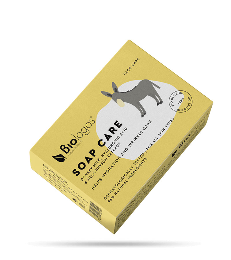 Σαπούνι με Γάλα Γαϊδούρας, Υαλουρονικό Οξύ & Εκχύλισμα Ελίχρυσου 130g