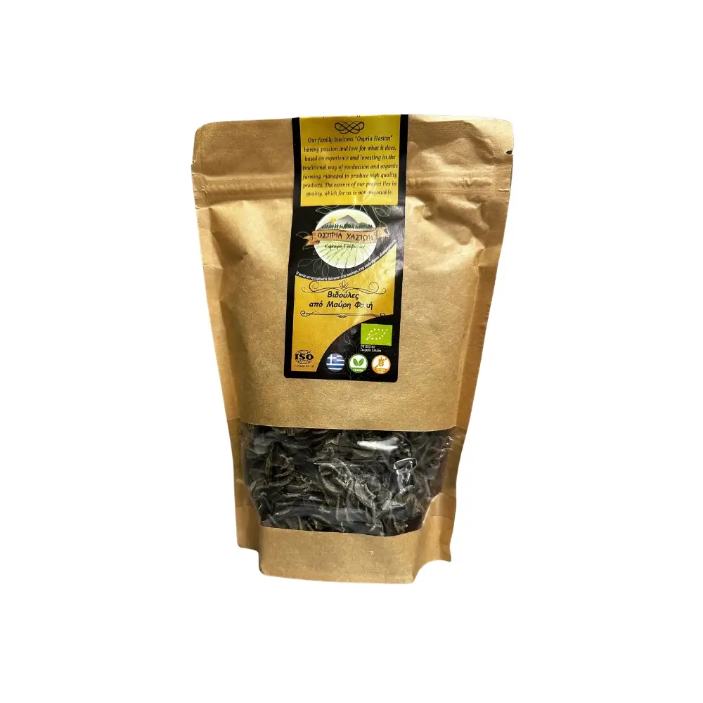 Βίδες Μαύρης Φακής Βιολογικές 250 γρ. Χωρίς Γλουτένη