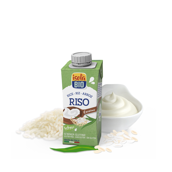 Βιολογική Φυτική Κρέμα Μαγειρικής από Ρύζι 200ml