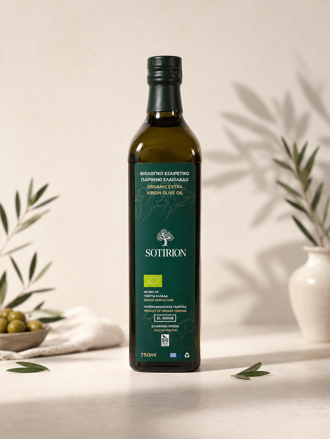 Sotirion Ελαιόλαδο bio Άθερμο 750 ml