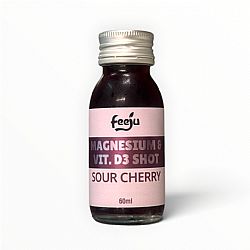 FeeJu Shot Βύσσινο με Μαγνήσιο & Βιταμίνη D3 | 60ml