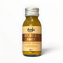 FeeJu Shot Πορτοκάλι, Τζίντζερ & Κουρκουμάς | 60ml