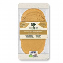 Χορτοφαγικές/Vegan Φέτες από Σιτάρι & Ρεβύθι με Λεμόνι & Κουρκουμά | 80gr