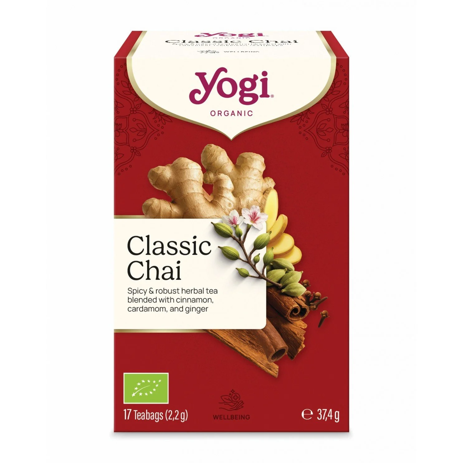 Yogi tea classic chai (ρόφημα κανέλας για ζωντάνια) 17φακελ.