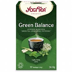 Yogi tea green balance (πράσινη ισορροπία για το άγχος) 17φακελ.
