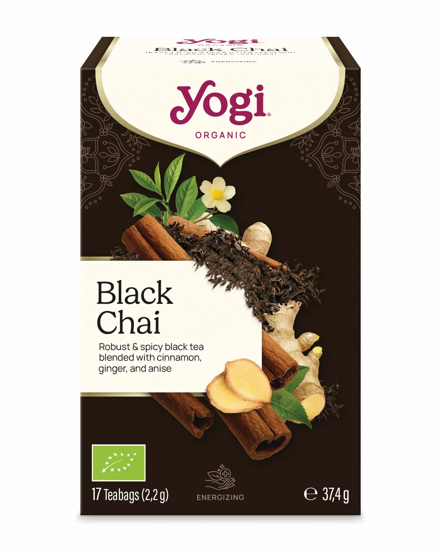 Yogi tea black chai (μαύρο τσάι) 17φακελ.