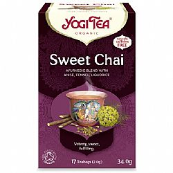 Yogi tea sweet chai (γλυκό τσάι) 17φακελ