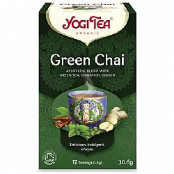Yogi tea green chai (πράσινο τσάι) 17φακελ.