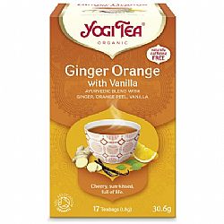 Yogi tea ginger orange with vanilla 17φακελ