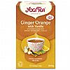 Yogi tea ginger orange with vanilla 17φακελ