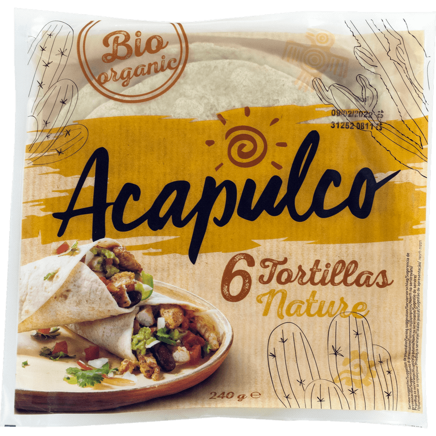 Πίτες tortilla σίτου 240gr