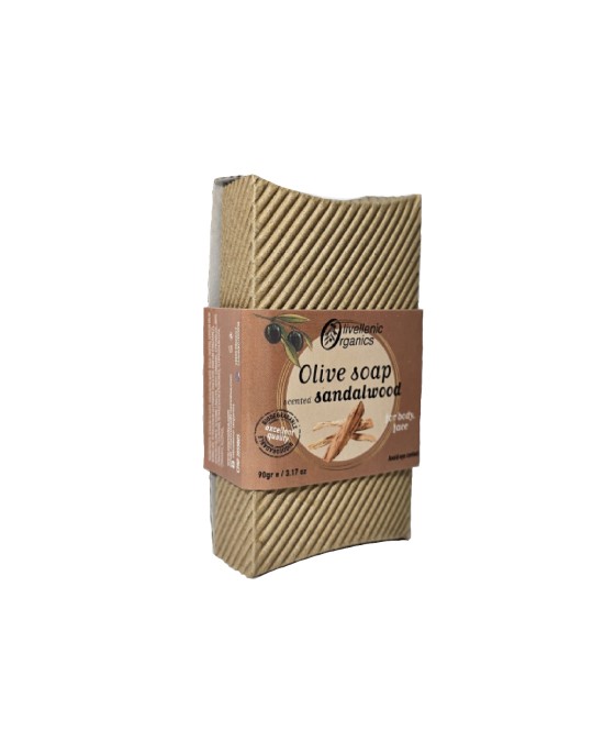 Σαπούνι ελιάς με άρωμα σανταλόξυλο | 90 gr