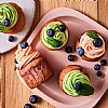 Κέικ (muffin) με μύρτιλο / 140gr