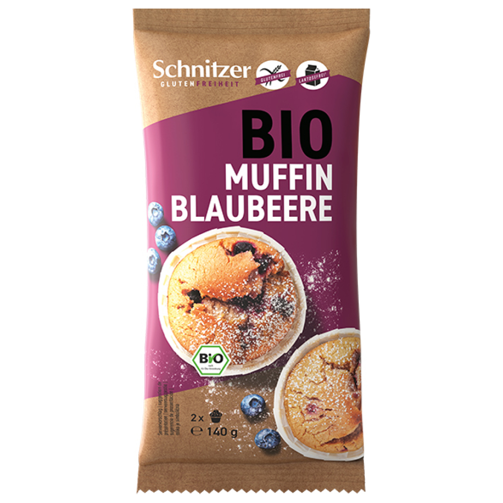 Κέικ (muffin) με μύρτιλο / 140gr