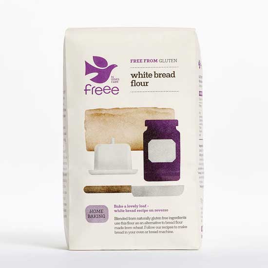 Μείγμα Aλεύρων για Λευκό Ψωμί Χωρίς Γλουτένη (1kg)