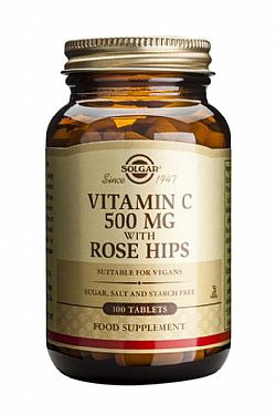 Vitamin C with Rose Hips 500mg / 100 tablets