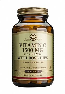 Vitamin C with Rose Hips 1500mg / 90 tablets