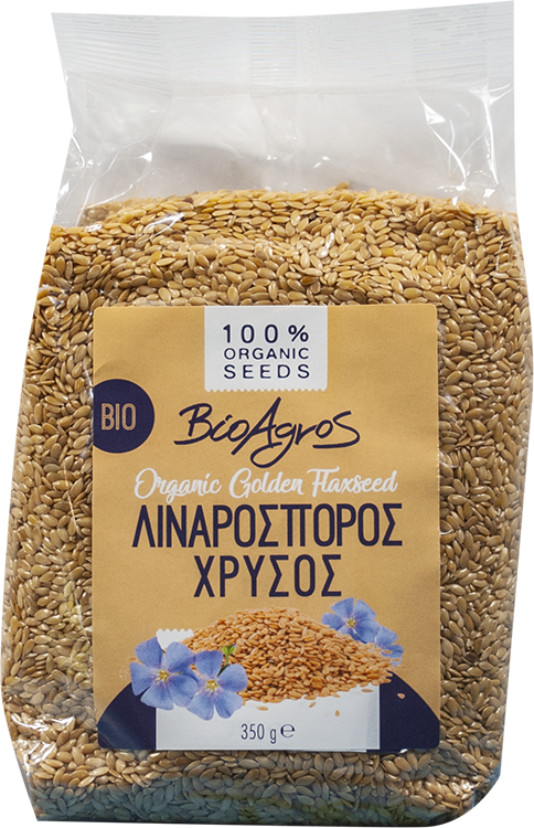 Λιναρόσπορος χρυσός (αποφλοιωμένος) 350gr    