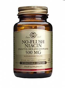 No Flush Niacin (B3) 500mg/50s
