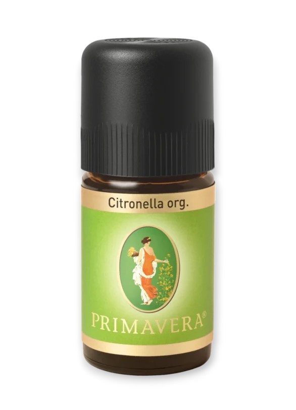 Αιθέριο Έλαιο Σιτρονέλα (Citronella) Bio 5ml Primavera