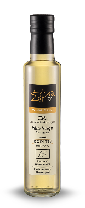 Λευκό ξίδι από σταφύλια με Μανταρίνι & Μπαχαρικά 250ml