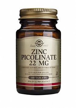 Zinc Picolinate 22mg / 100 tabs