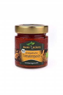 Πολτός λιαστής τομάτας σε εξαιρετικά παρθένο ελαιόλαδο Mani Blauer 180γρ