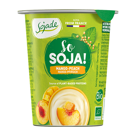 Επιδόρπιο σόγιας μάνγκο & ροδάκινο / 400gr